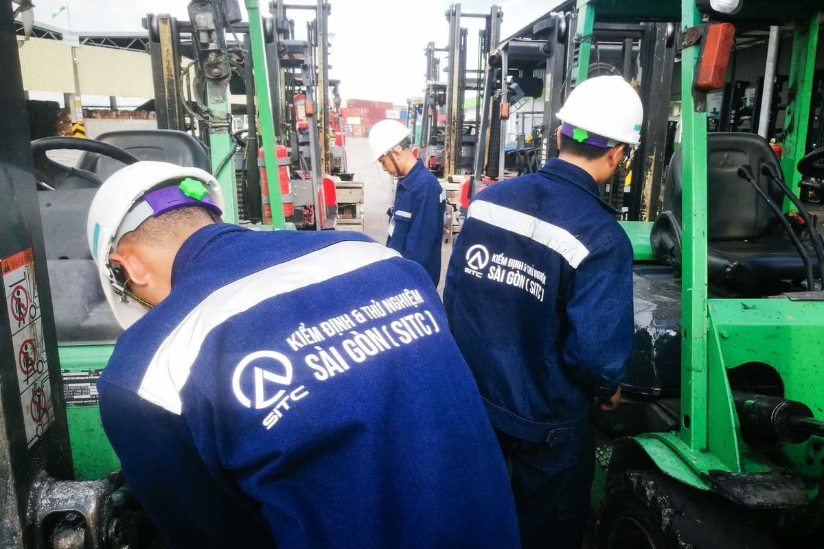 Kiểm định xe nâng hàng SITC